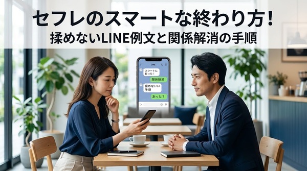セフレのスマートな終わり方！揉めないLINE例文と関係解消の手順